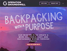 Tablet Screenshot of operationgroundswell.com